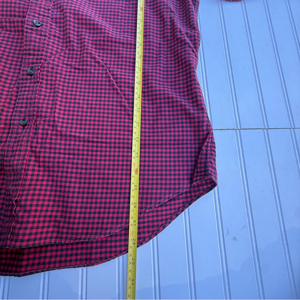 Ralph Lauren Men's Red Plaid Button Down Shirt - Picture 5 of 5